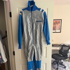 Vintage Odlo of Norway de Norvege Ladies One-Piece Ski Suit, Size 44 (Large)